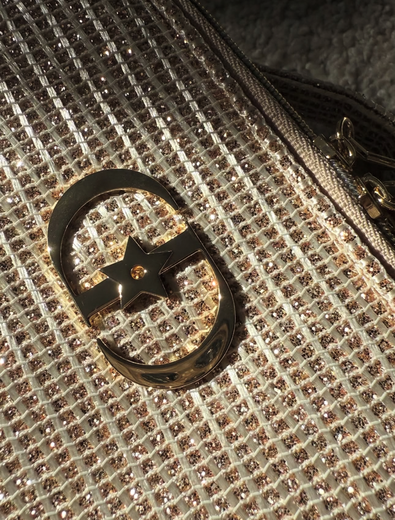 Authentic GWP Dior Holiday Pouch with box and FREE Gold Chain - Image 3