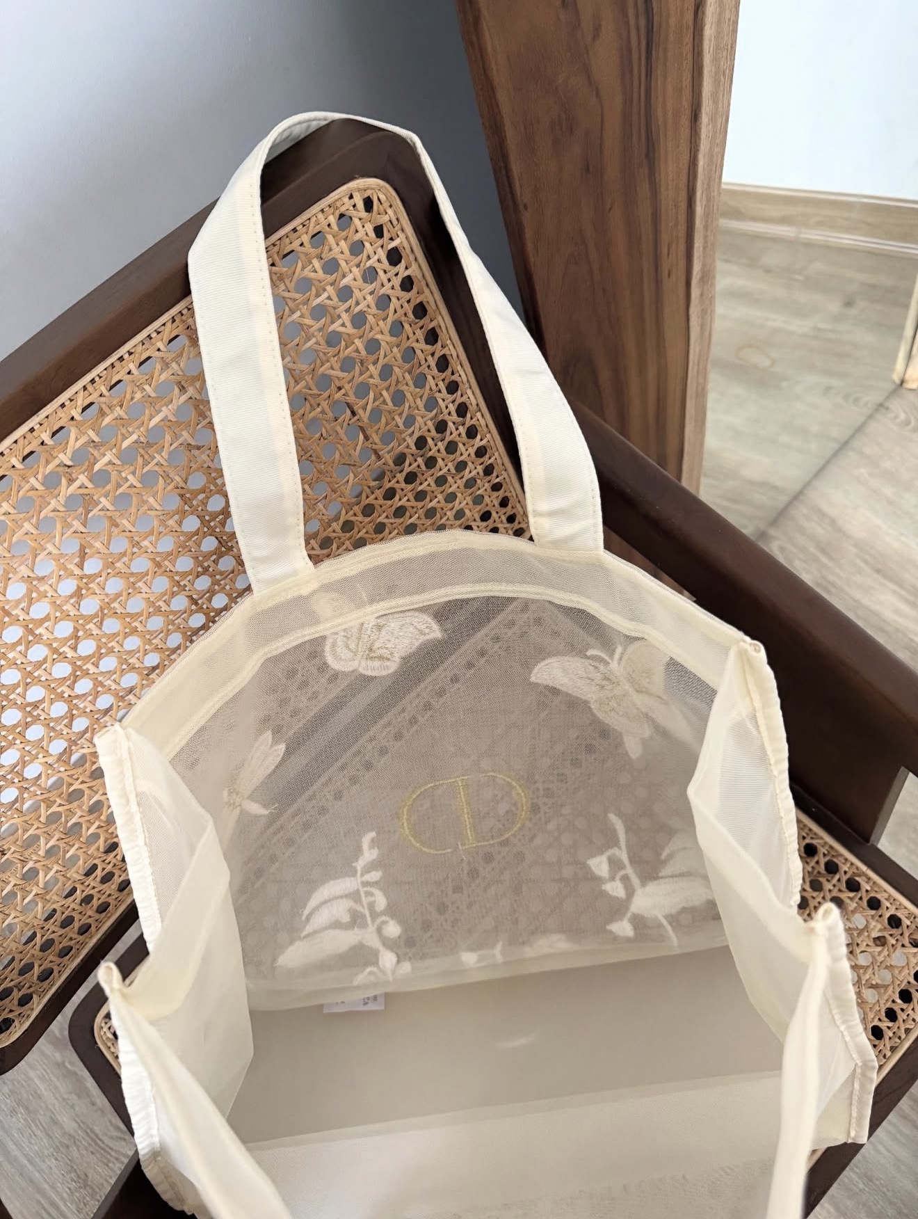 Authentic GWP Dior Butterfly Tote Bag Large Size - Image 4