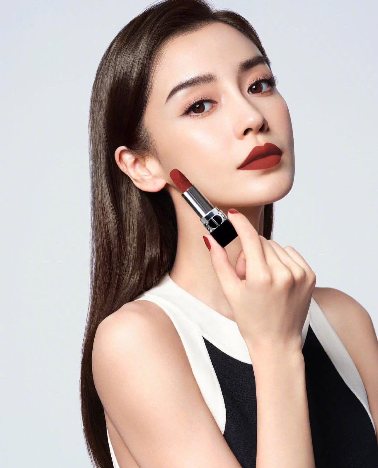 Rouge Dior Travel Size Lipstick No Box in 228 Mythique velvet - Image 5