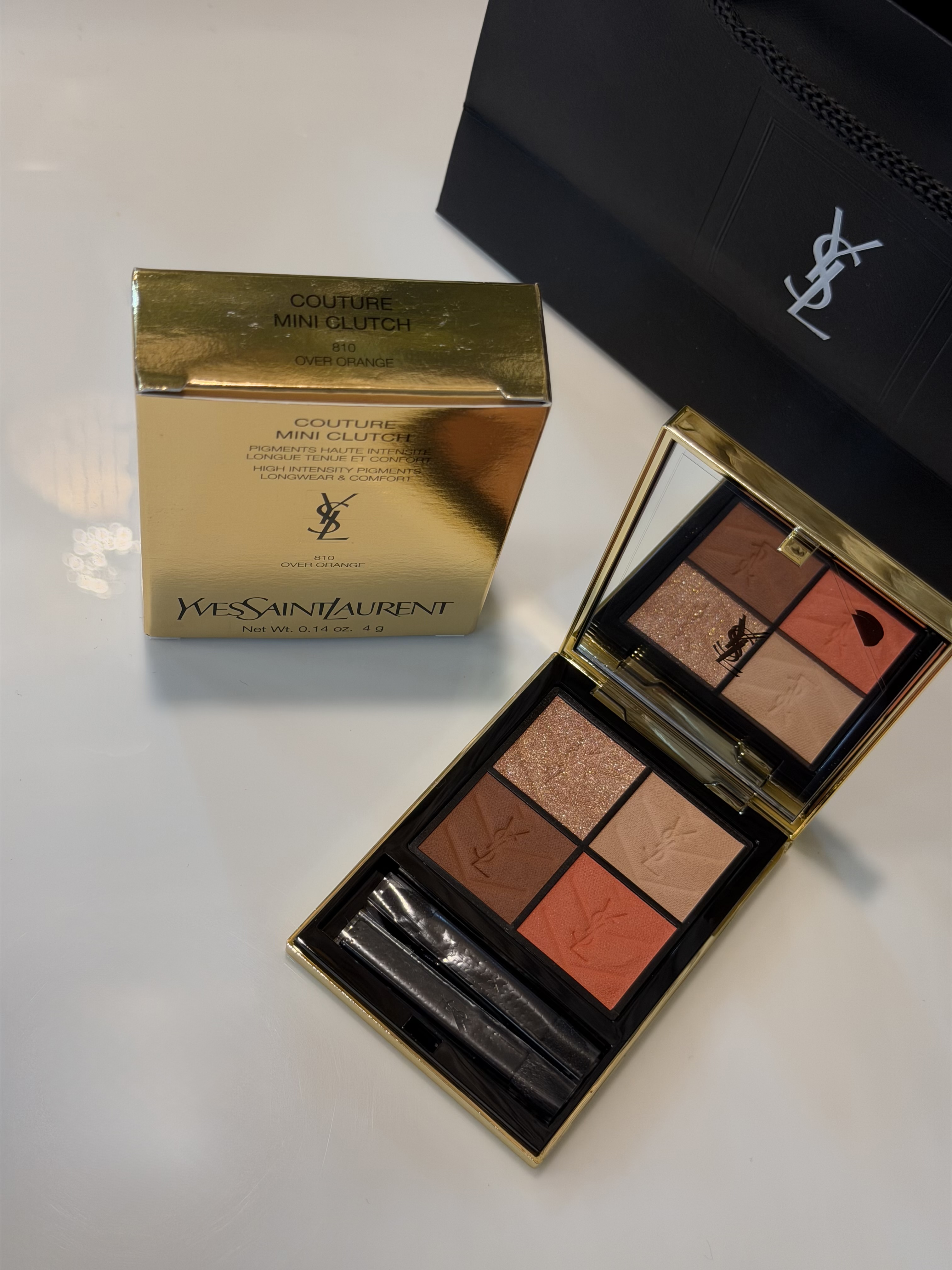 YSL Couture Clutch Luxury Eyeshadow Palette - #810 Over Orange - Image 2