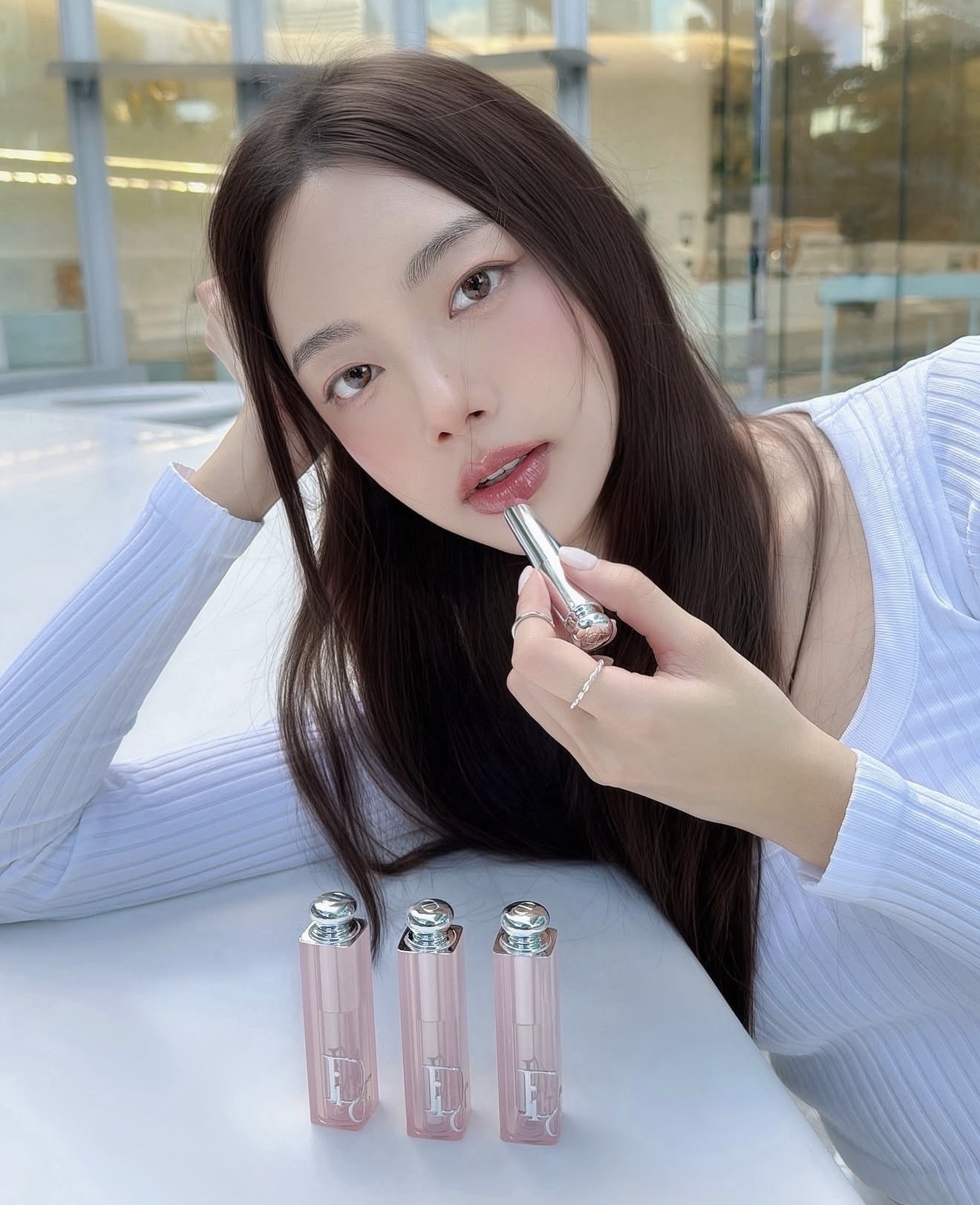 New Dior Addict Lip Glow Balm #038 Soft Nude Complete with box and FREE Paperbag - Image 6
