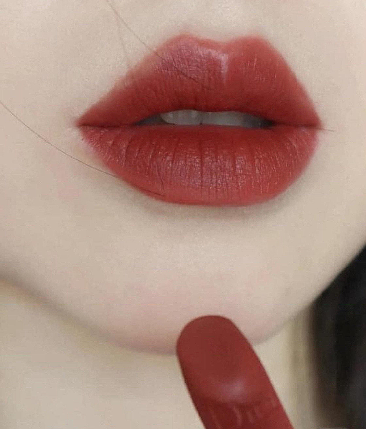 Rouge Dior Travel Size Lipstick No Box in 228 Mythique velvet - Image 3