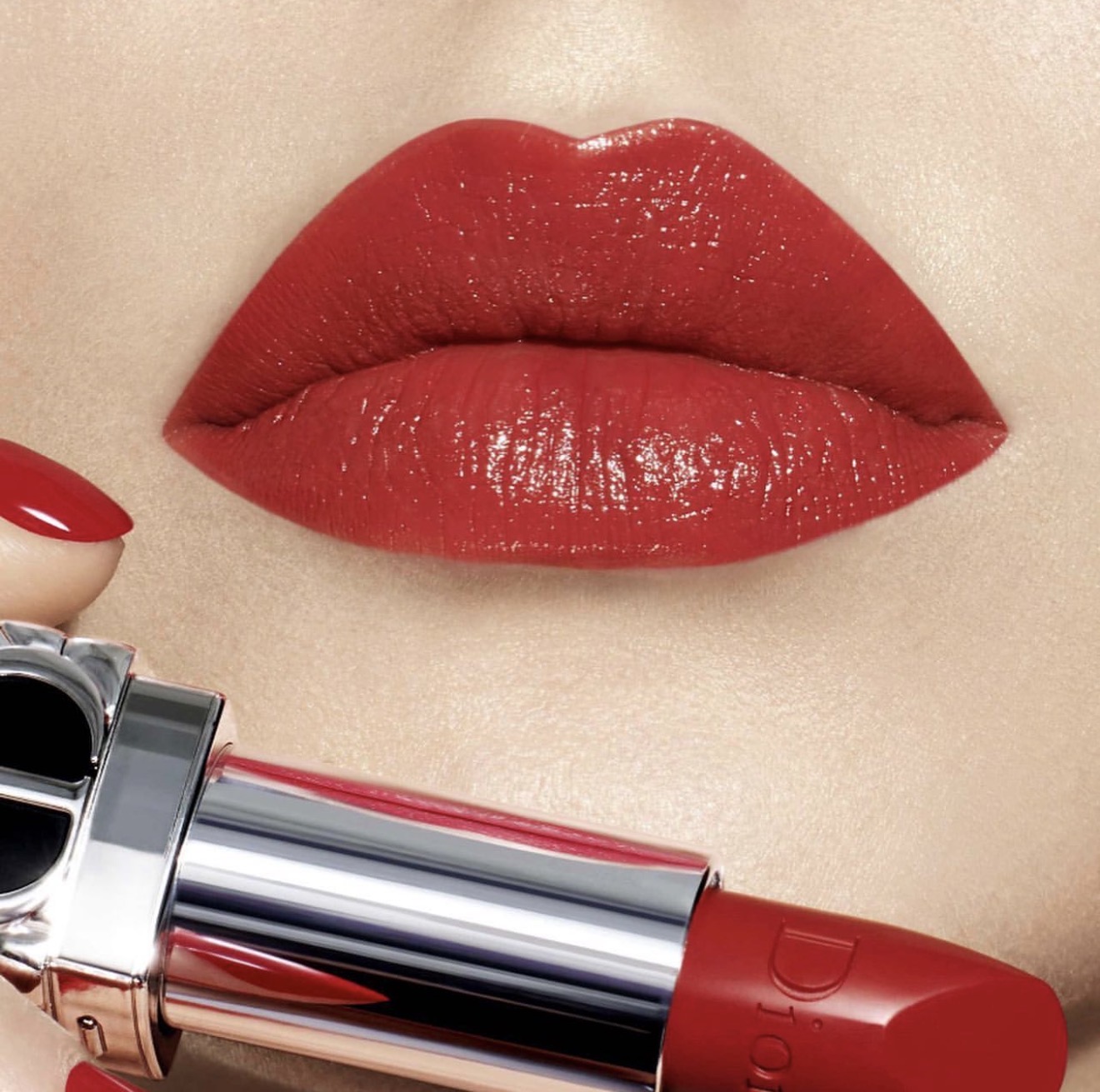 Rouge Dior Travel Size Lipstick with box - 999 SATIN - Image 3