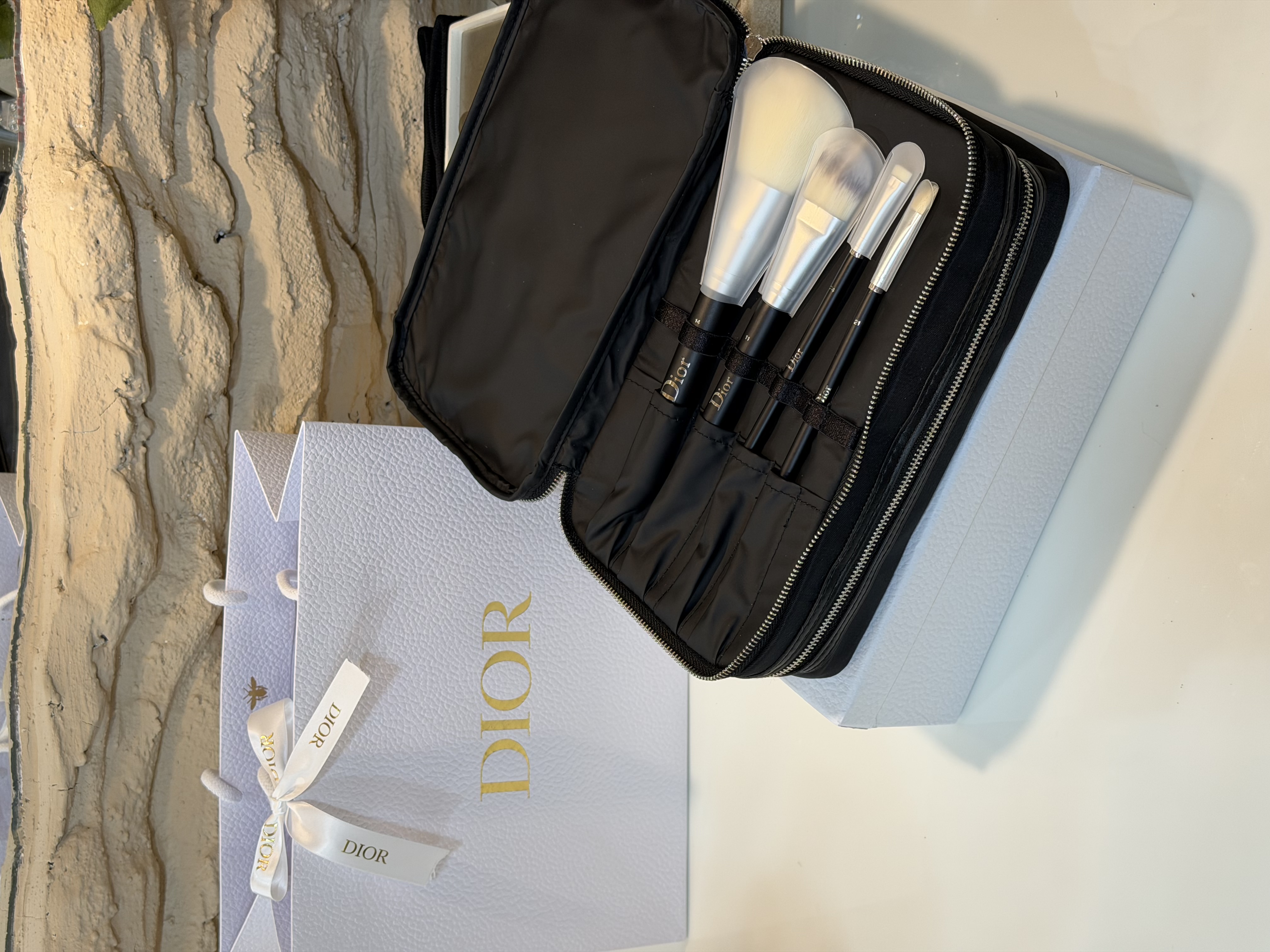 Authentic GWP Dior Bag and Makeup Brushes with box and FREE paperbag