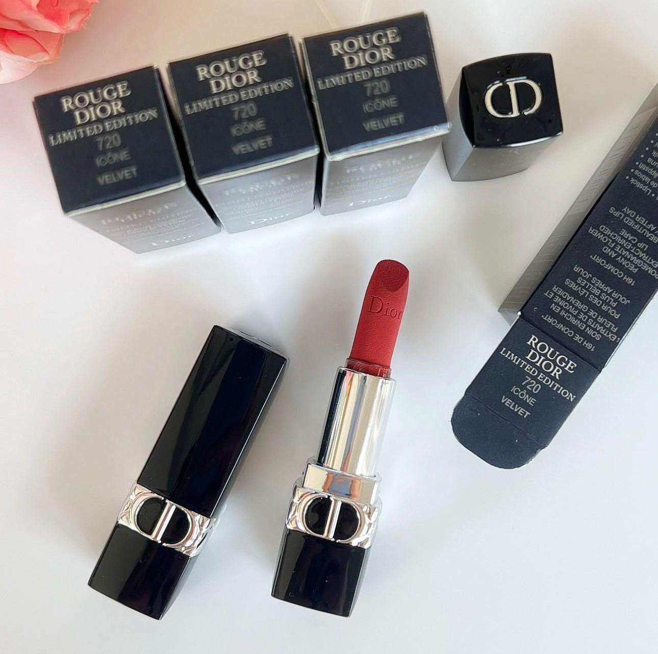 Dior Rouge Travel Size Lipstick No Box - 720 Icone