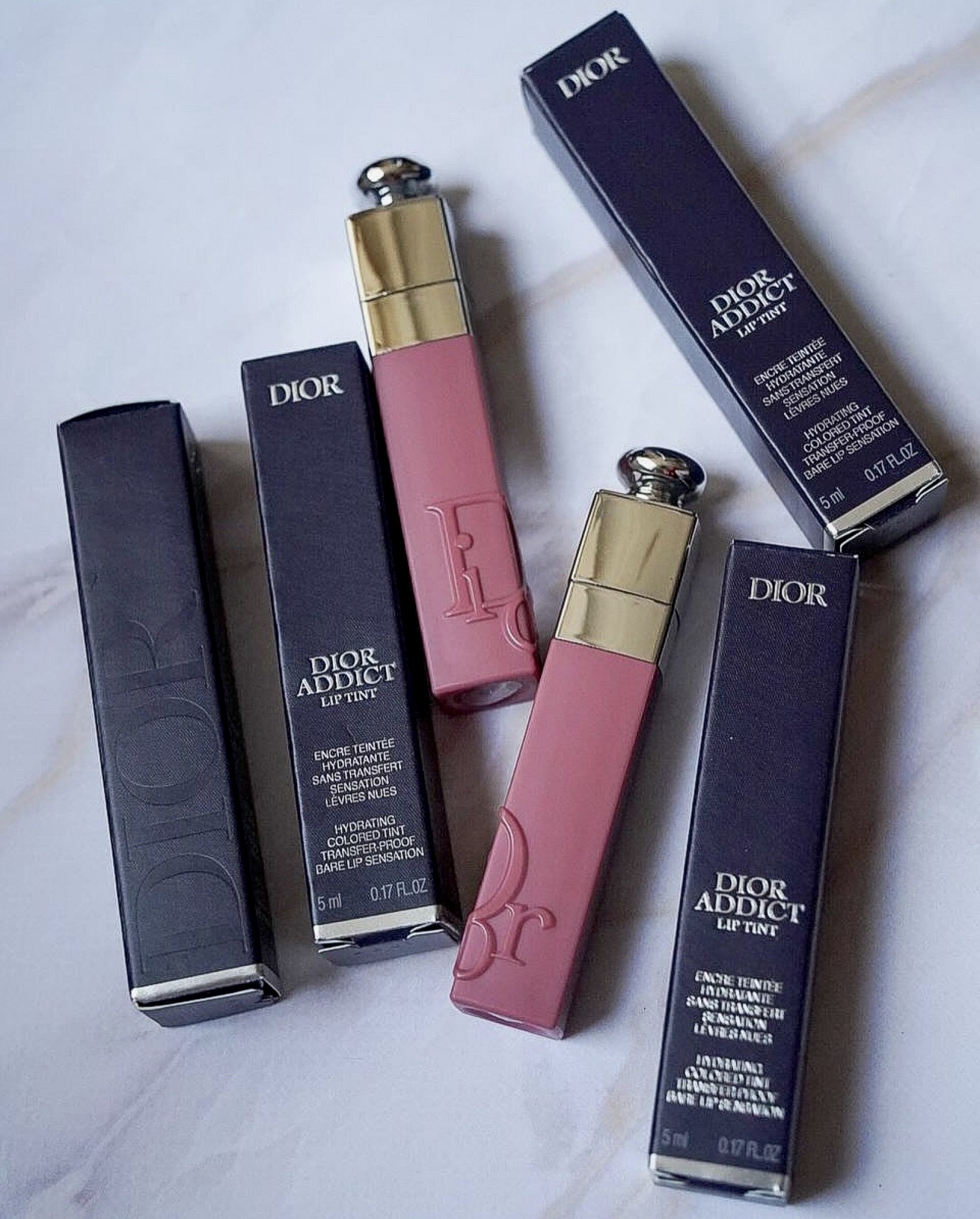 Dior Lip Tint in #351 Natural Nude with box and FREE paperbag 