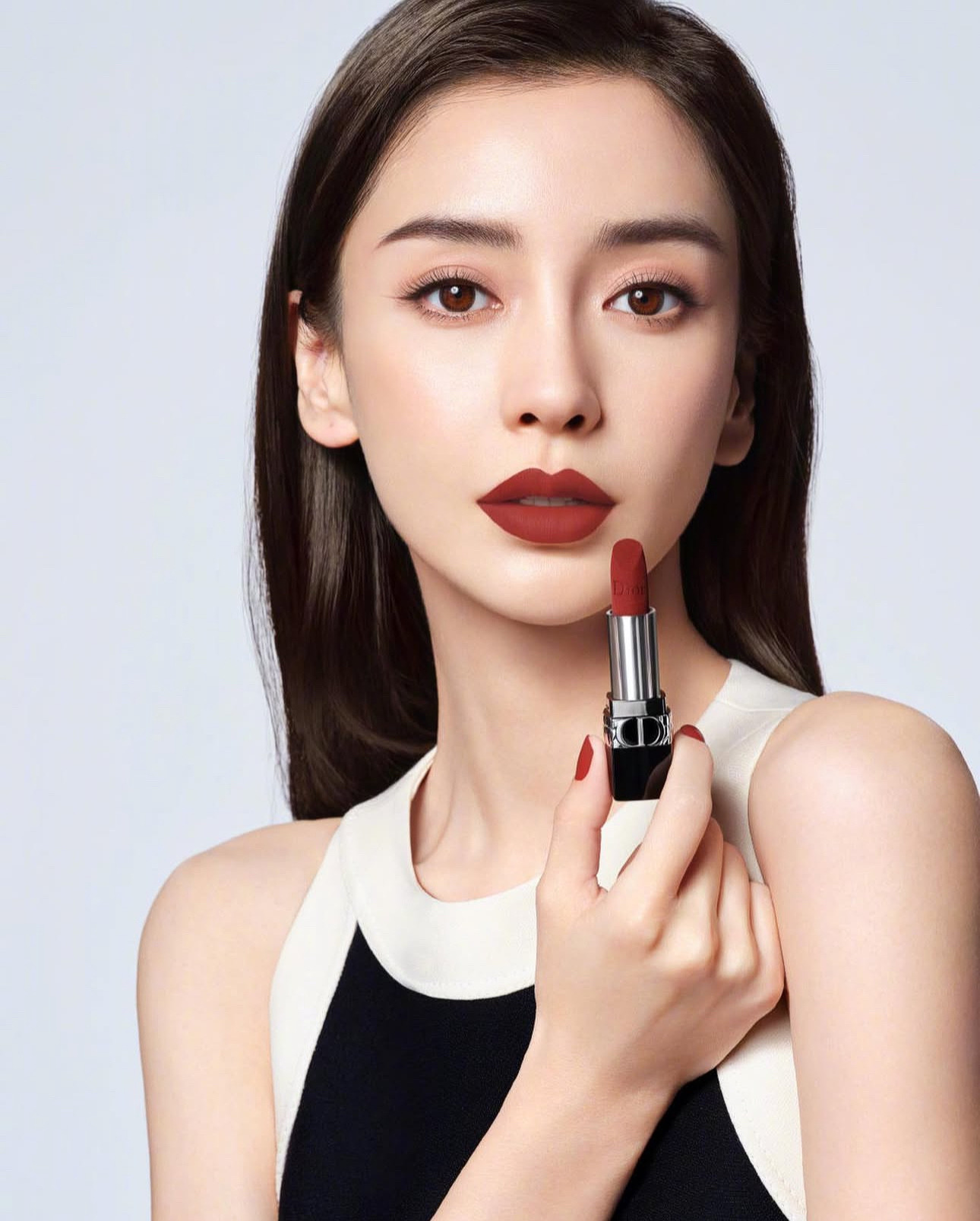 Rouge Dior Travel Size Lipstick No Box in 228 Mythique velvet - Image 4