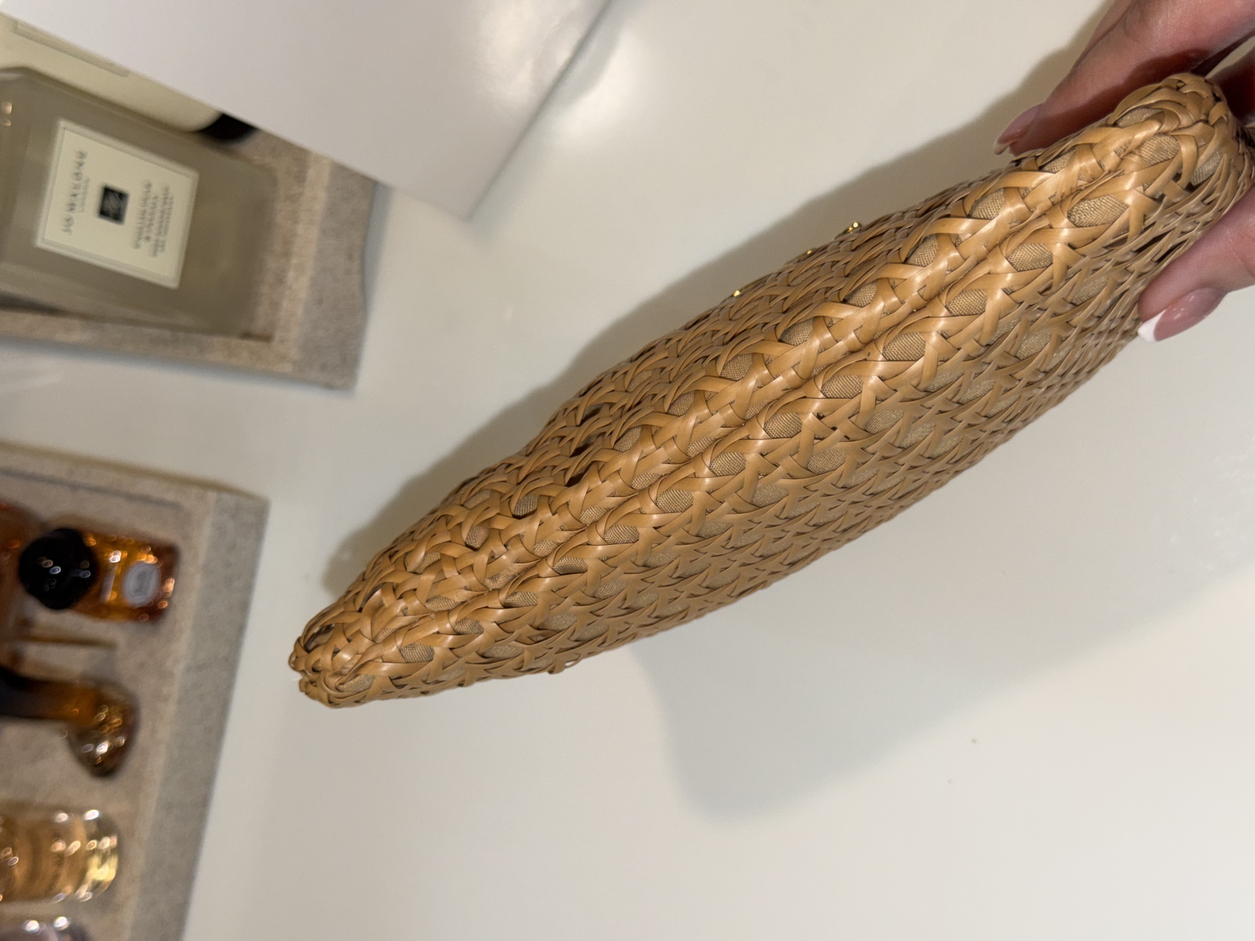 NEW Dior GWP Raffia Pouch - Image 6