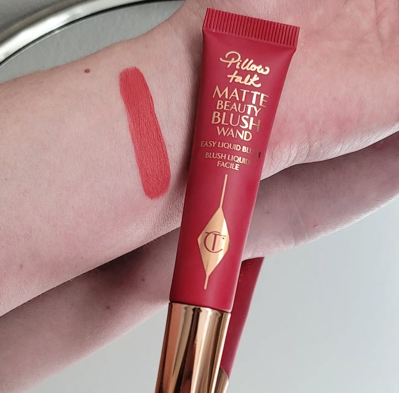 Charlotte Tilbury Pillowtalk Matte Beauty Blush Wand Full Size in Dream Pop  - Image 3