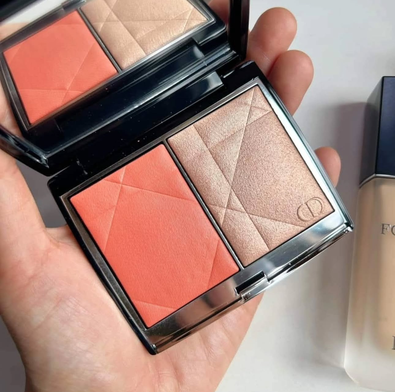 Dior Rouge Blush & Glow Duo Face Palette - 457 Diorette - Image 3