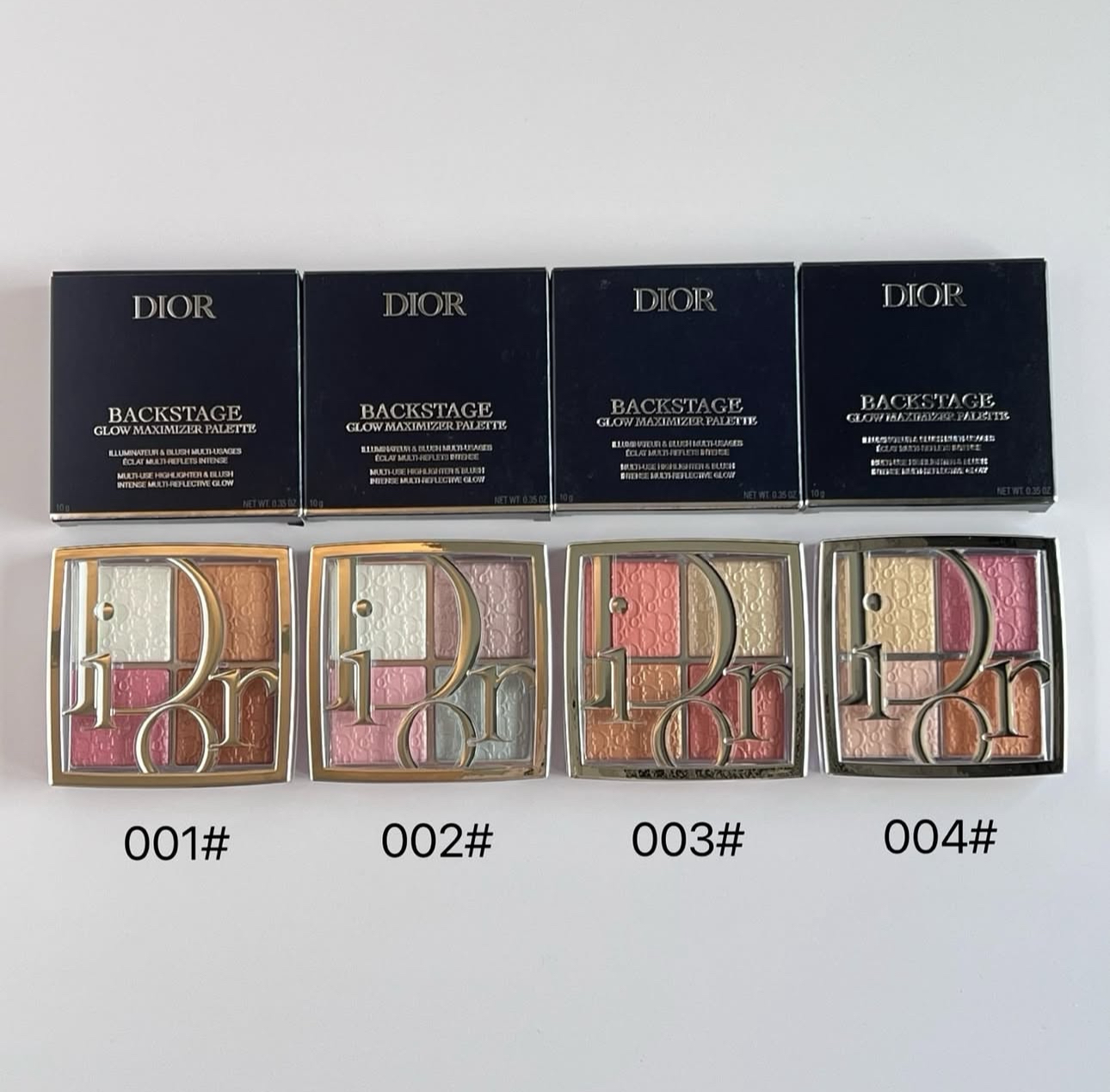 Dior Backstage Glow Maximizer Face Palette New Packaging Free Paperbag - Image 2