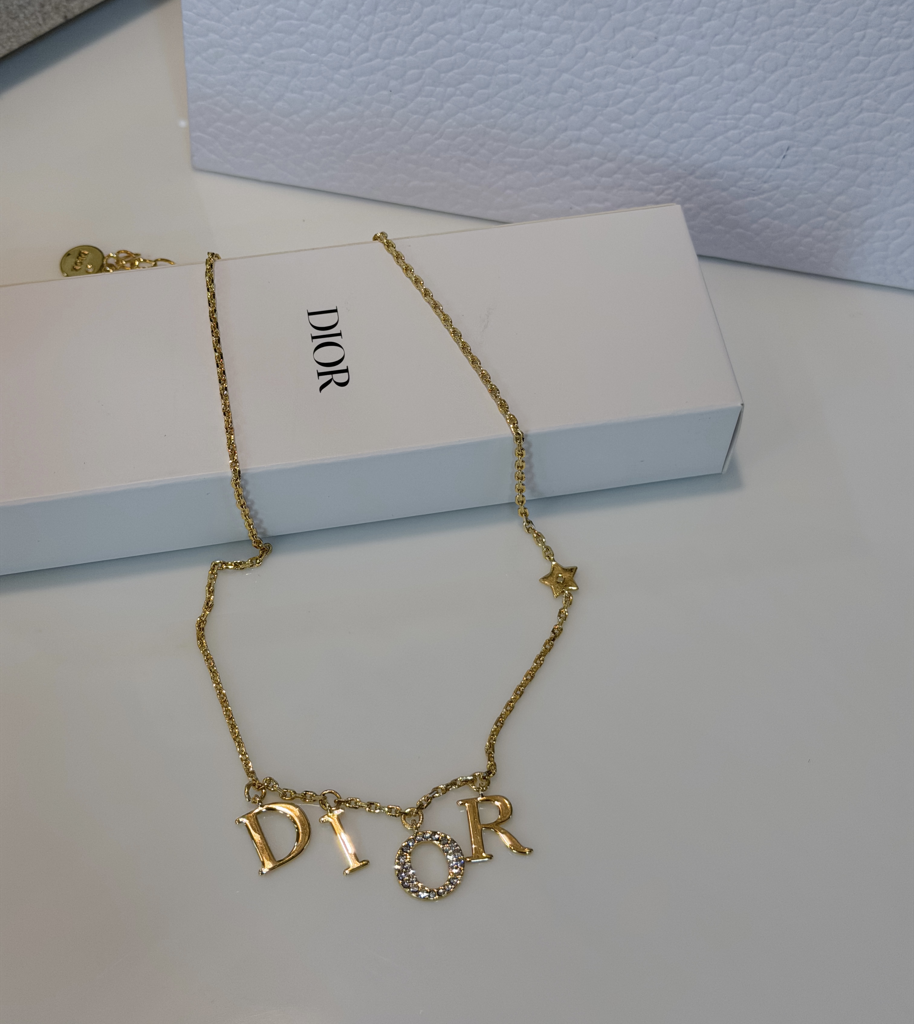 Authentic GWP Dior Necklace Non-Tarnish Excellent Quality Complete with box and FREE paperbag - Image 2