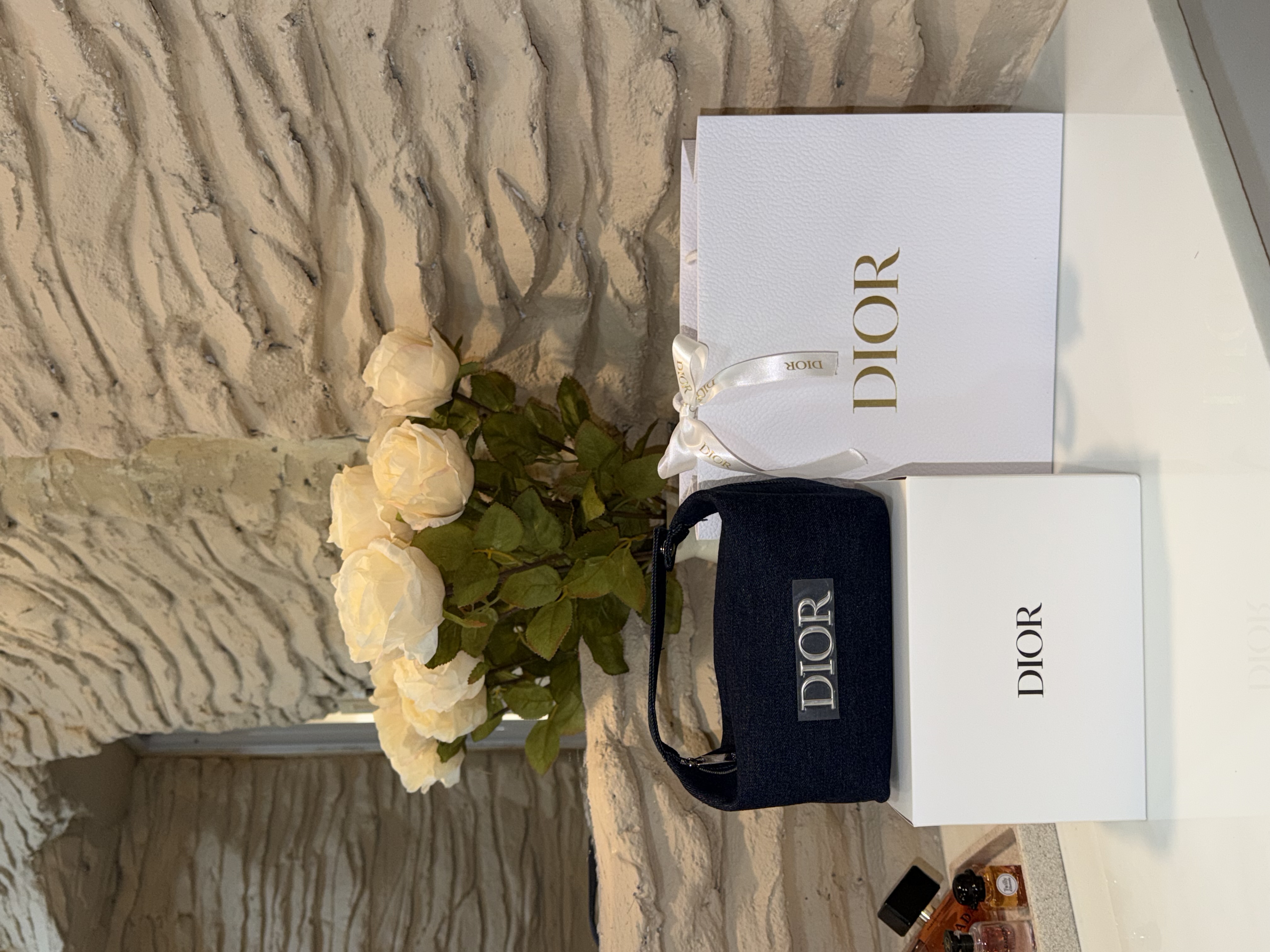 Authentic GWP Dior Denim Pouch