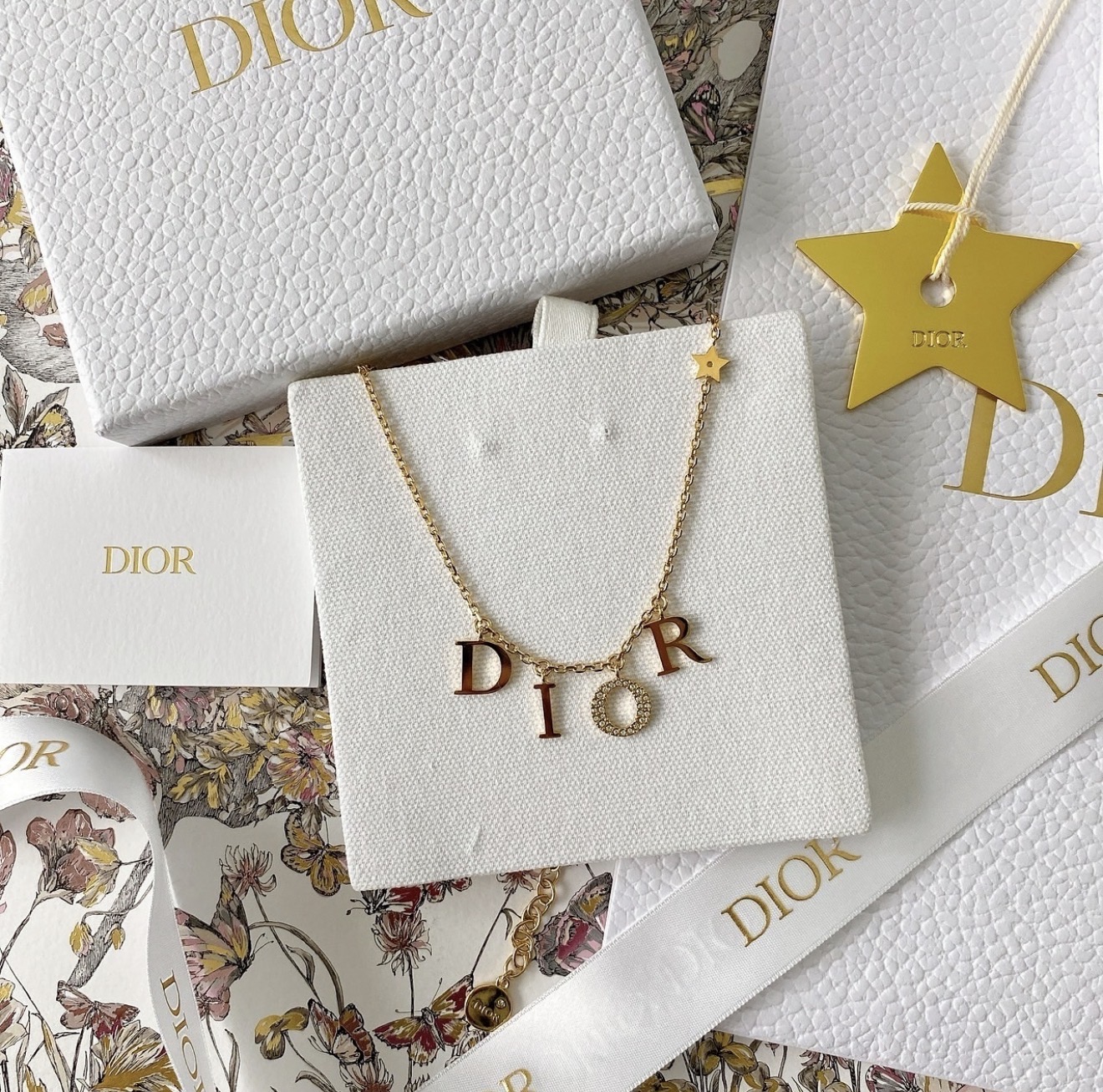 Authentic GWP Dior Necklace Non-Tarnish Excellent Quality Complete with box and FREE paperbag - Image 7