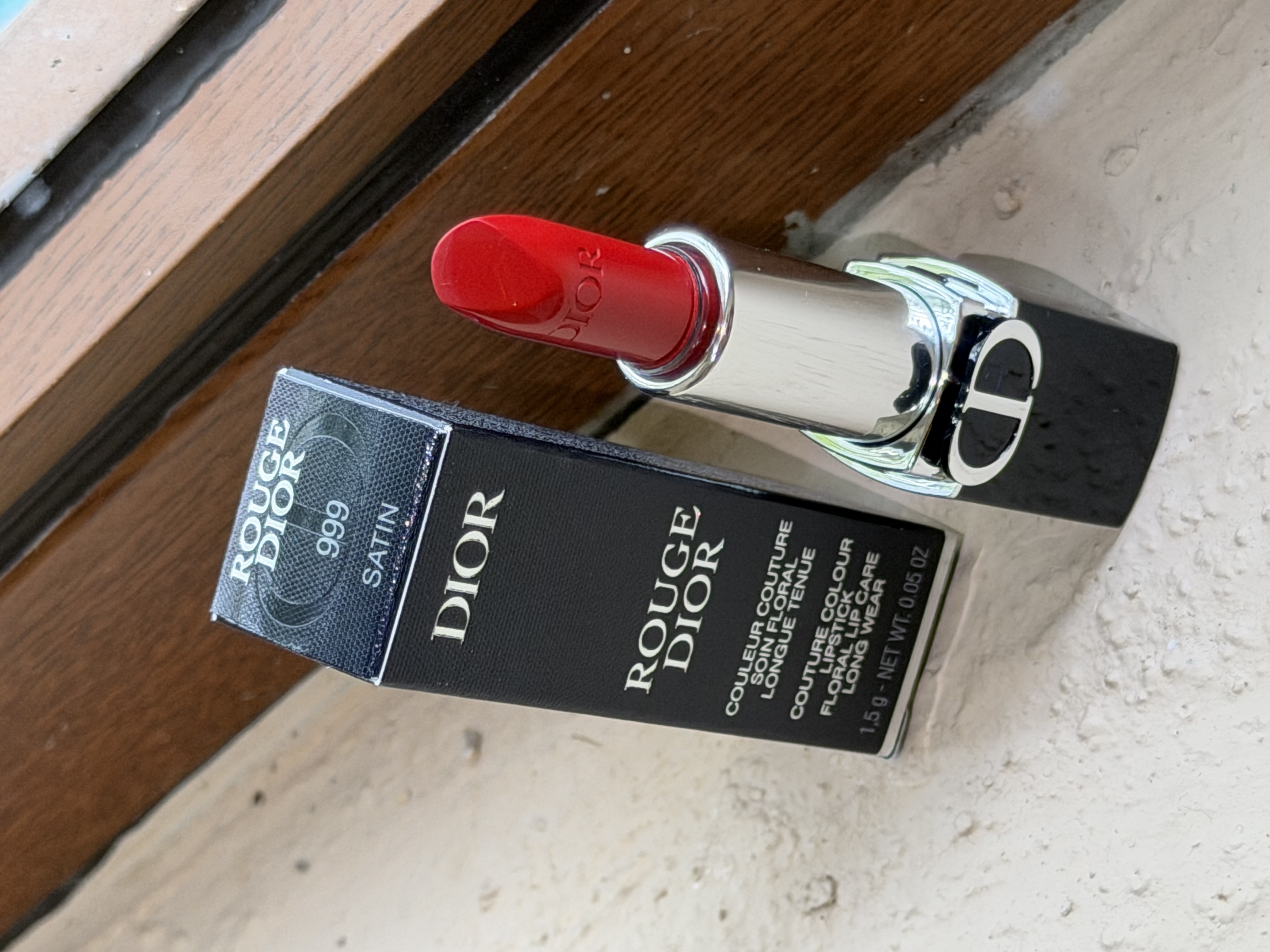 Rouge Dior Travel Size Lipstick with box - 999 SATIN
