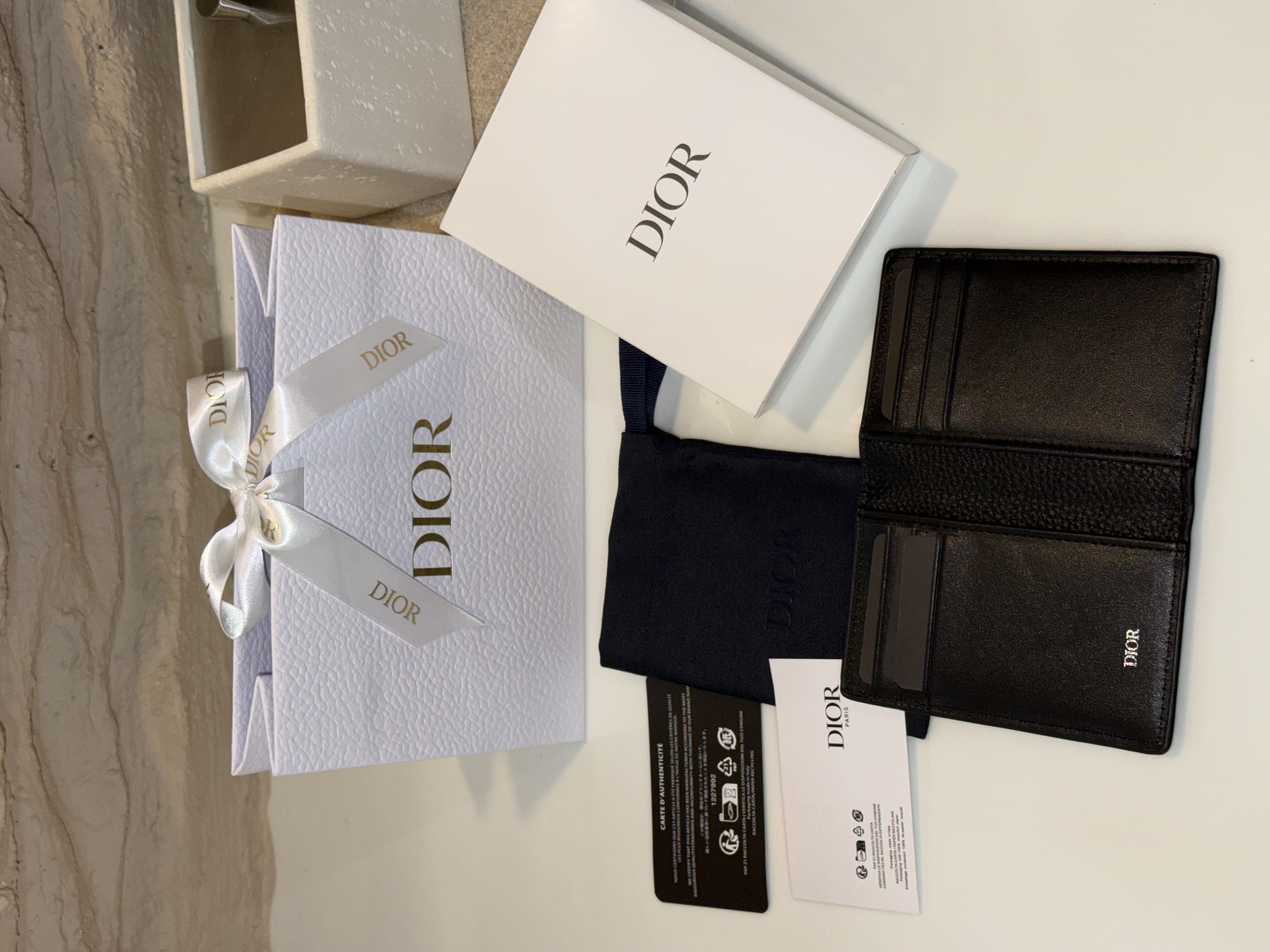 Authentic GWP Dior Card Holder with FREE paperbag