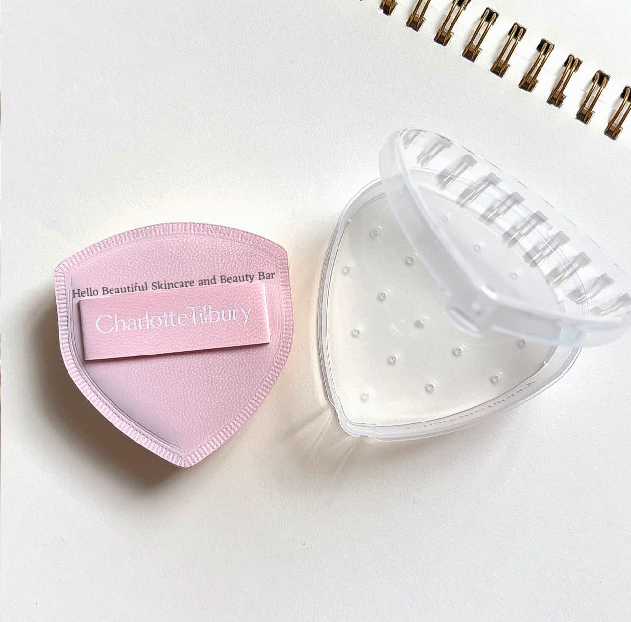 Authentic Charlotte Tilbury Make up Sponge With Clear Case - Image 2