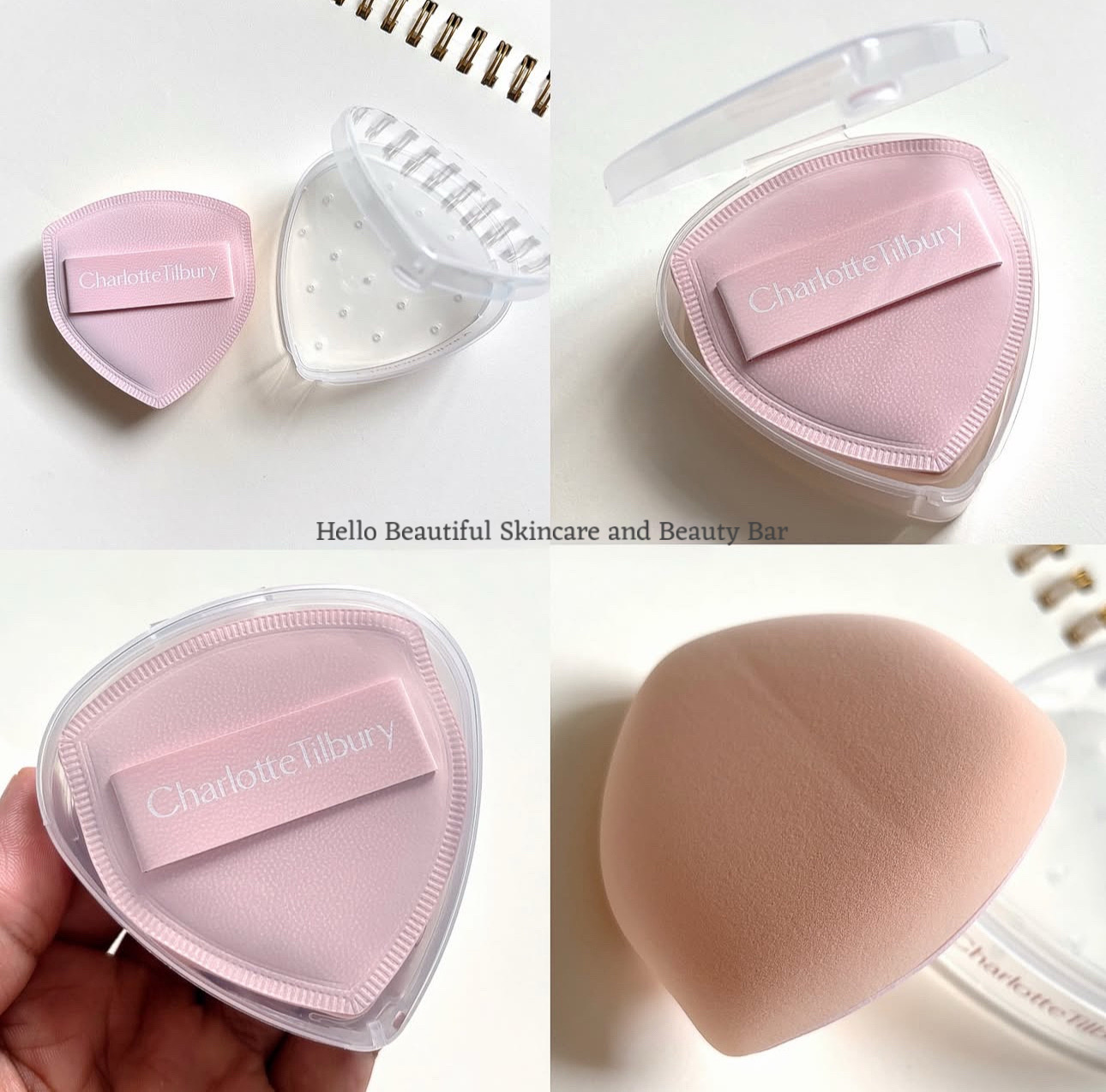 Authentic Charlotte Tilbury Make up Sponge With Clear Case - Image 4
