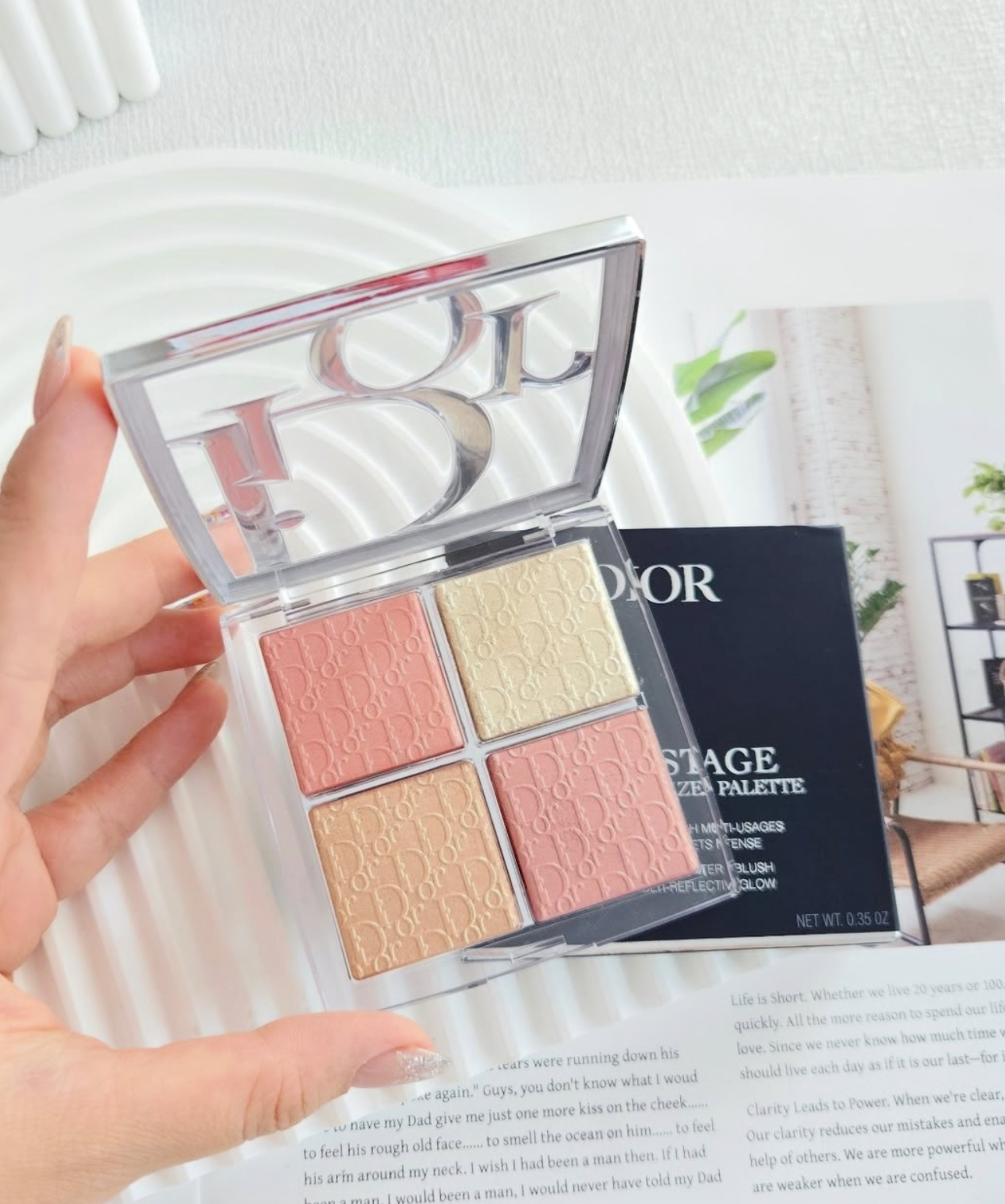 Dior Backstage Glow Maximizer Face Palette New Packaging Free Paperbag - Image 6
