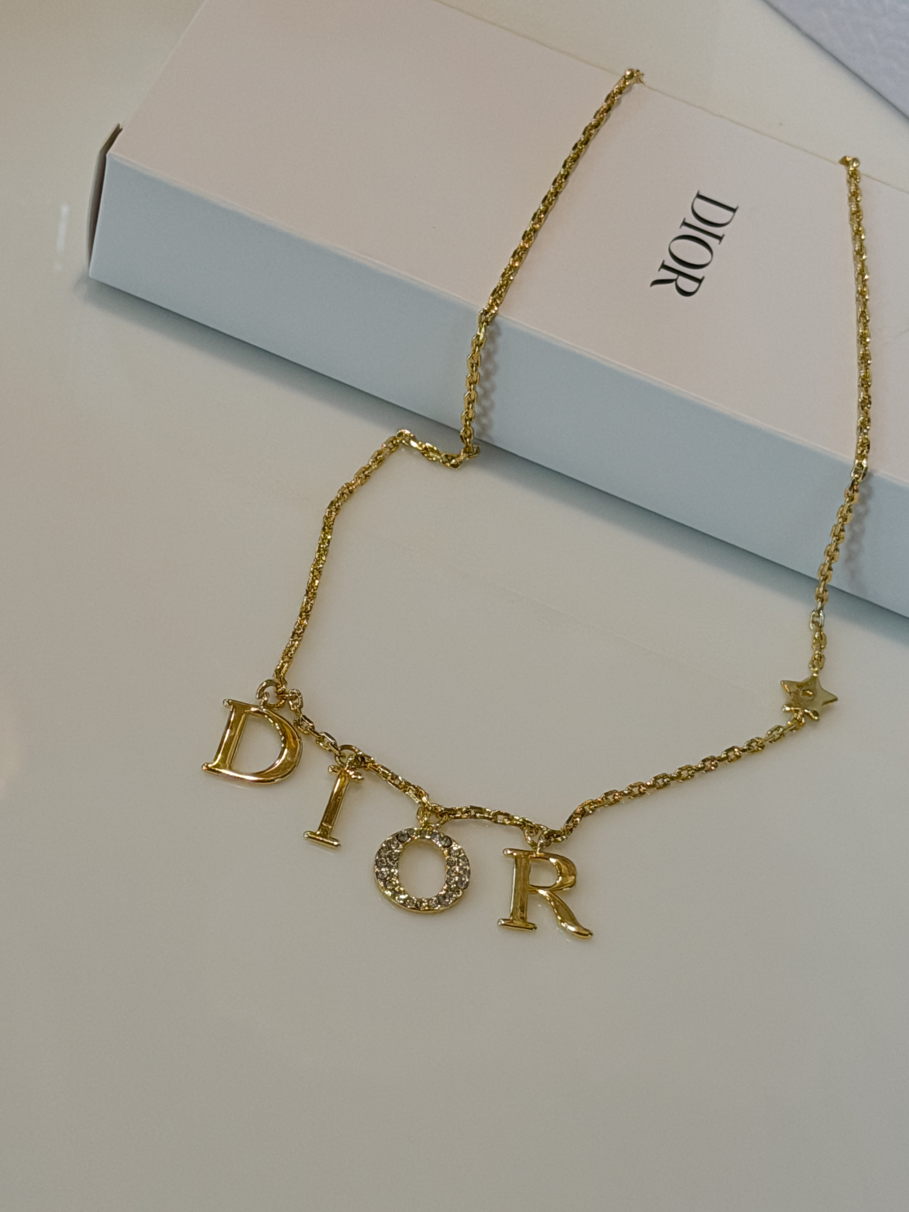 Authentic GWP Dior Necklace Non-Tarnish Excellent Quality Complete with box and FREE paperbag - Image 4