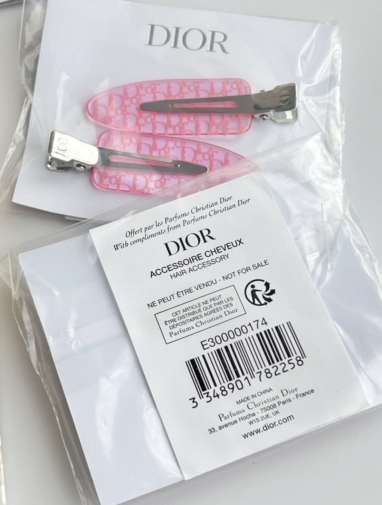 Authentic GWP Dior Hair Clip  - Image 4