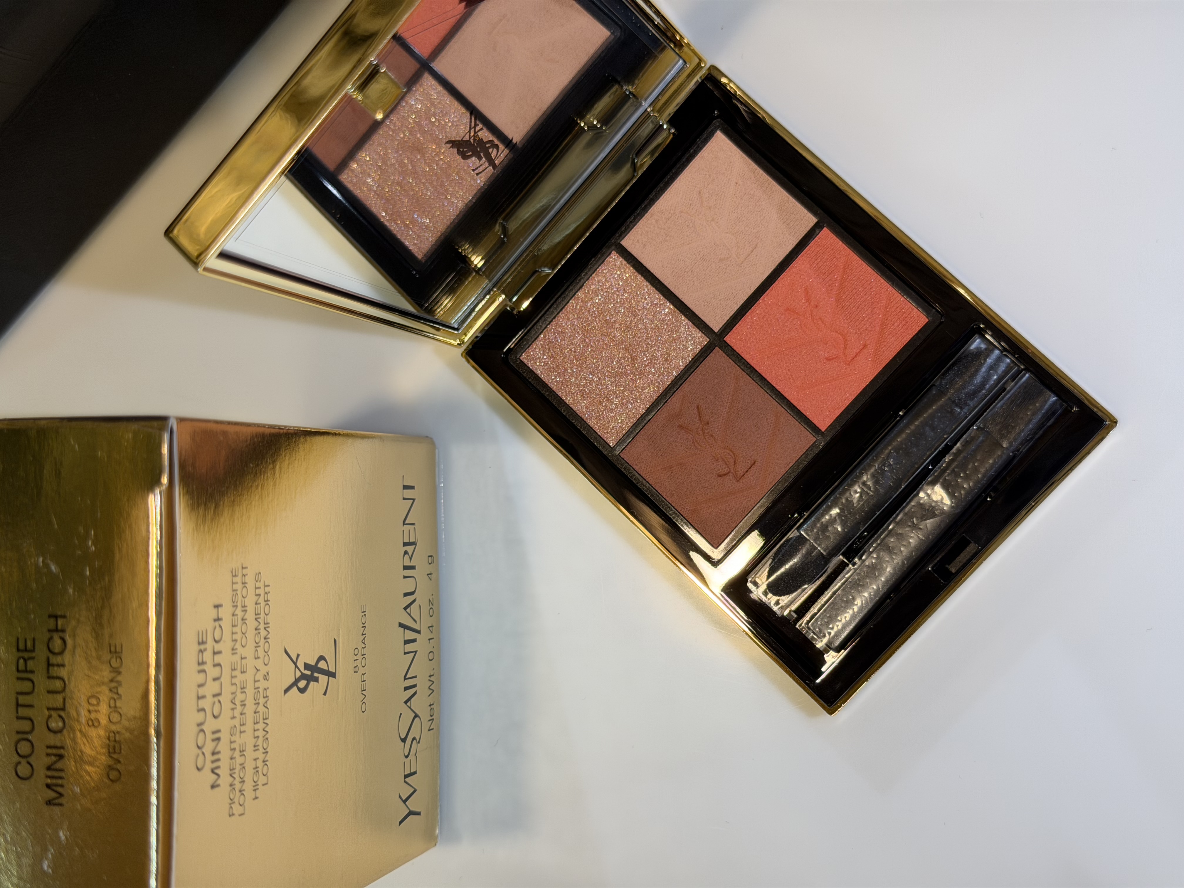YSL Couture Clutch Luxury Eyeshadow Palette - #810 Over Orange - Image 3