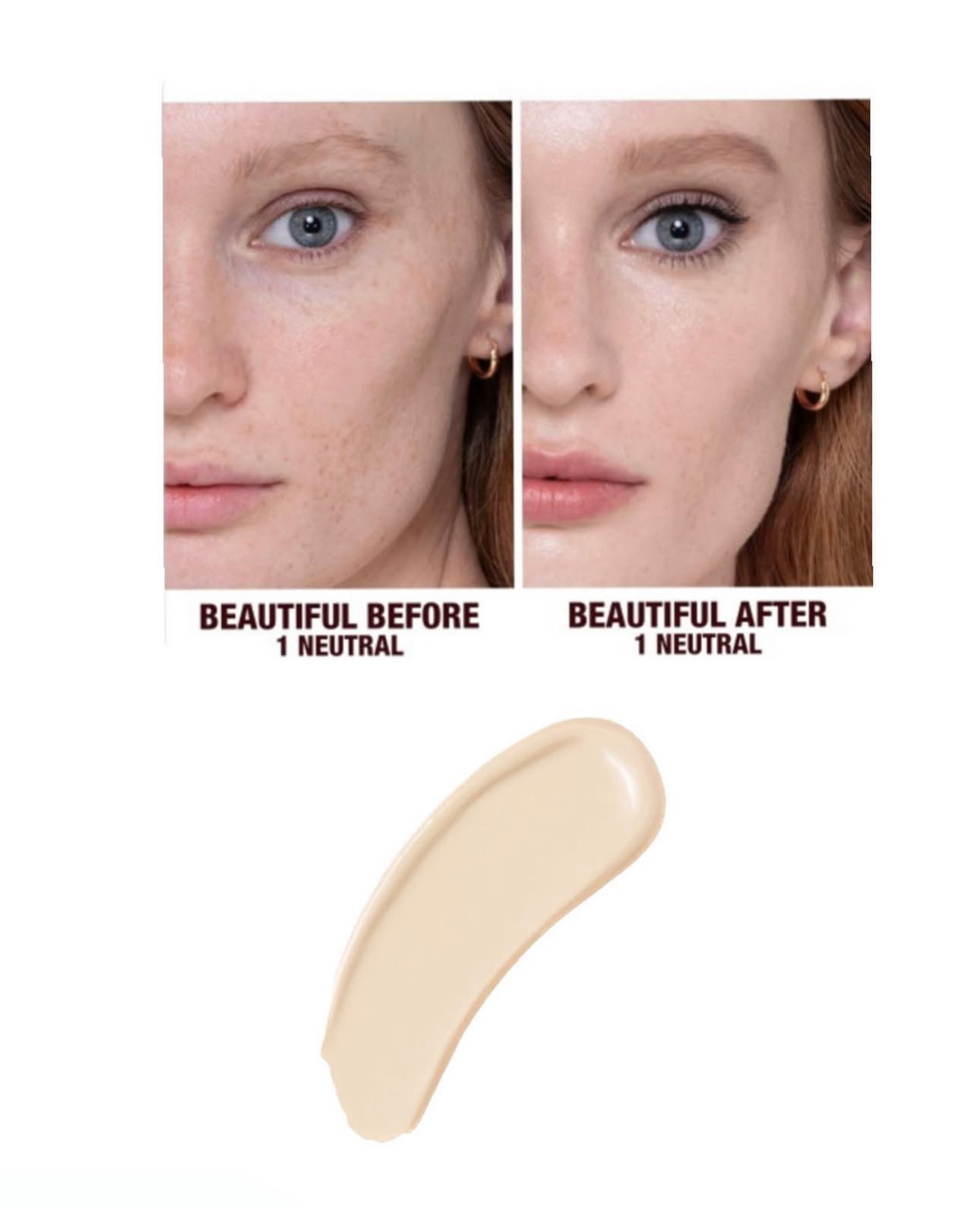 Charlotte Tilbury Beautiful Skin Foundation - Shade: 1N  - Image 4