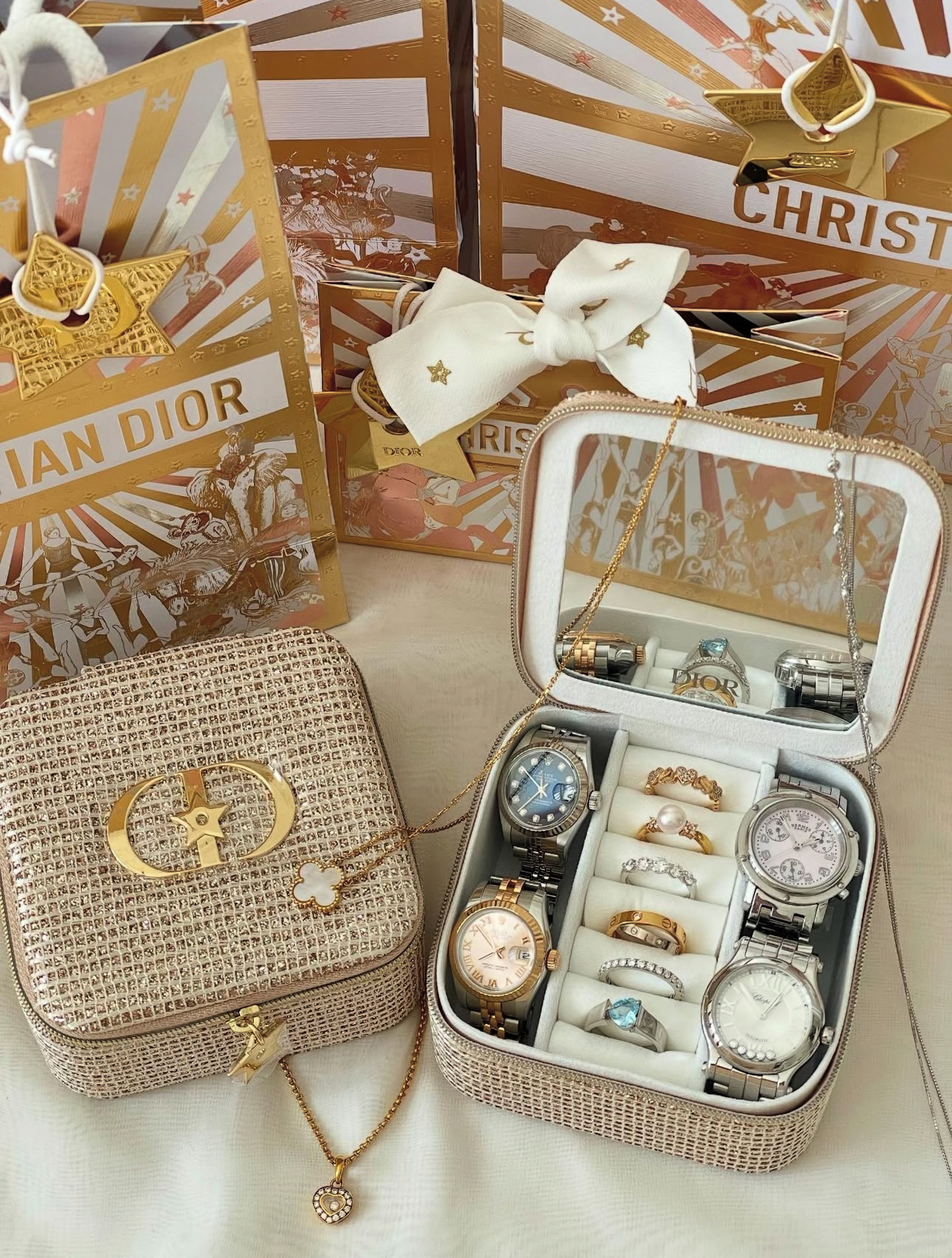 Dior Holiday Jewelry Box with Free Paperbag - Image 5