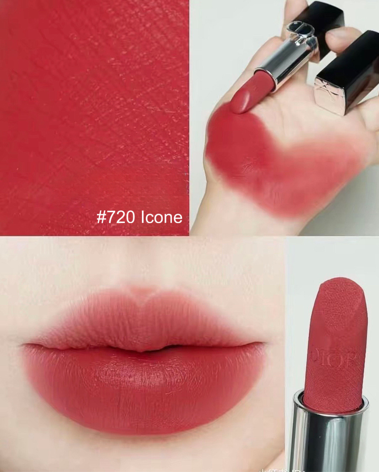 Rouge Dior Full size Lipstick Set #720 & #560 complete with FREE paperbag - Image 6