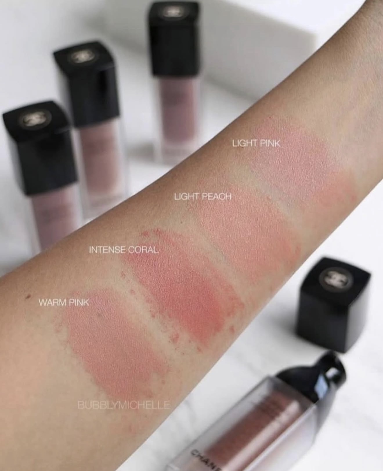 Chanel Les Beiges Water Fresh Blush Full Size - Light Pink - Image 9
