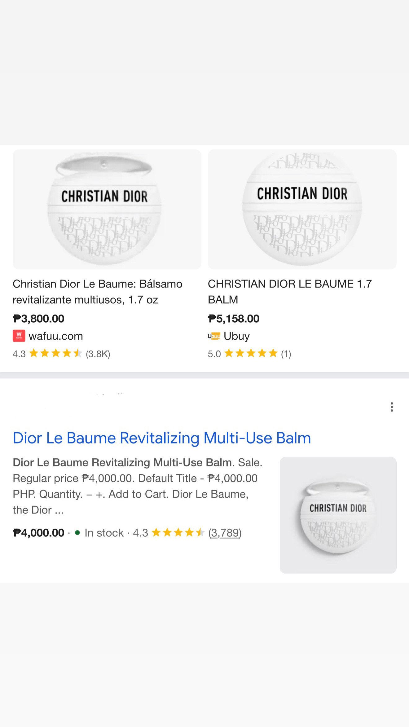 Dior Le Baume Multi-Use Nourishing Balm for Hands, Lips and Body 50ml - Image 6