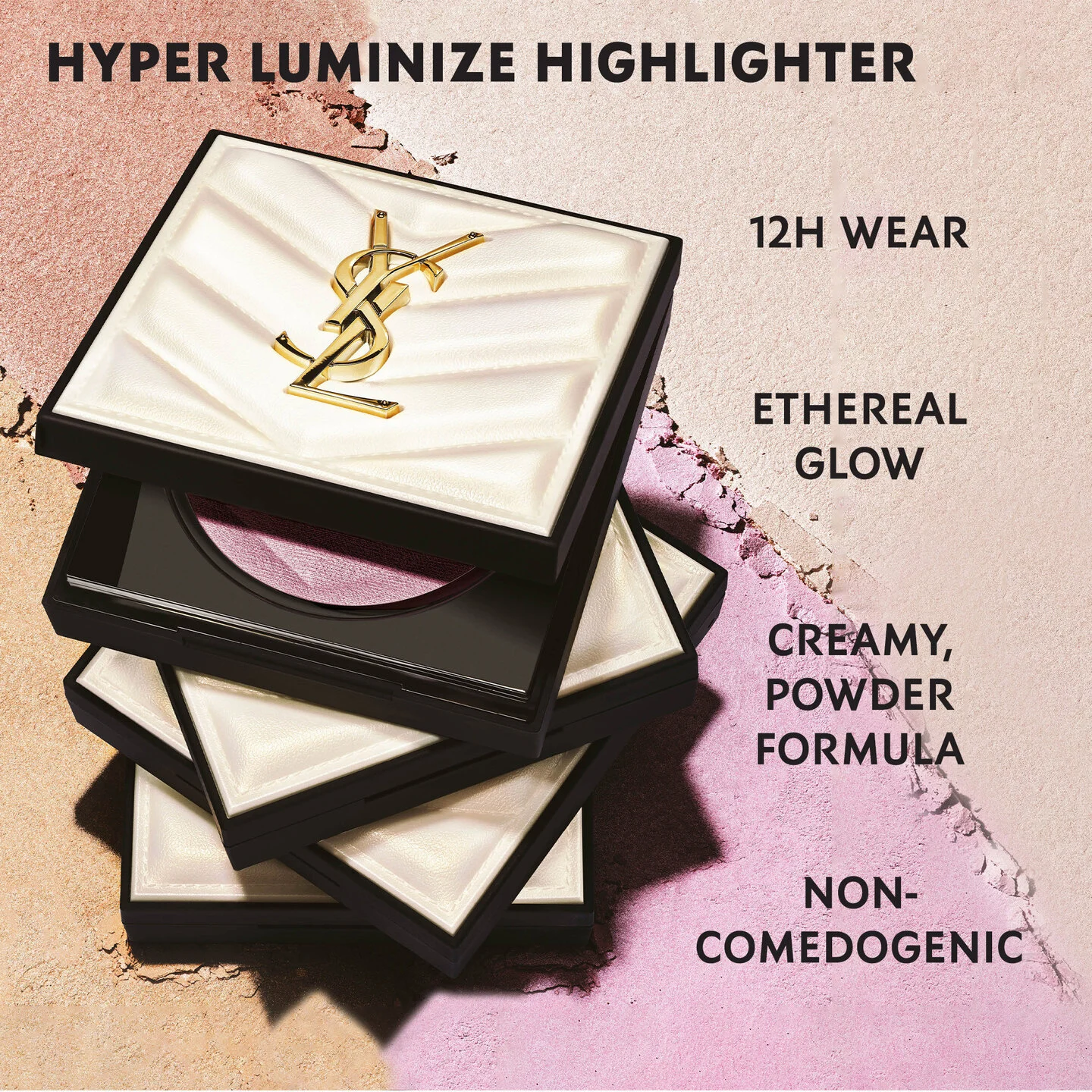 YSL All Hours Hyper Luminize Highlighter - 01 Libertine Light - Image 7