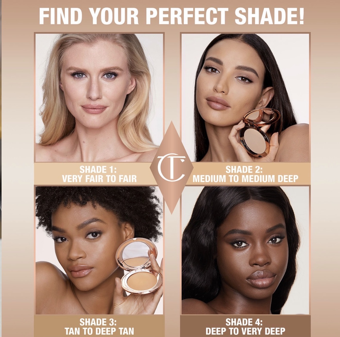 Charlotte Tilbury Mini Matte Revolution Matte Lipstick in Pillowtalk and Mini Face Powder Set - Image 6