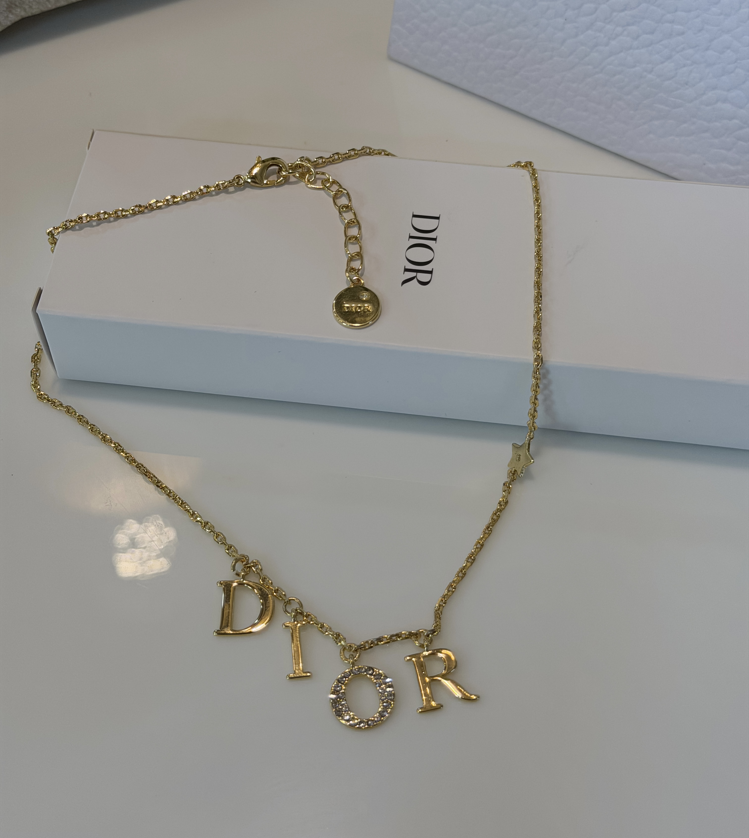 Authentic GWP Dior Necklace Non-Tarnish Excellent Quality Complete with box and FREE paperbag - Image 3