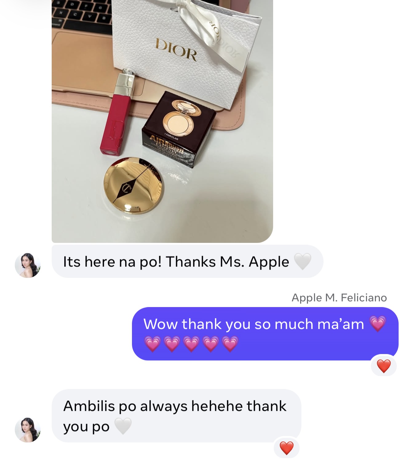 Customer testimonial