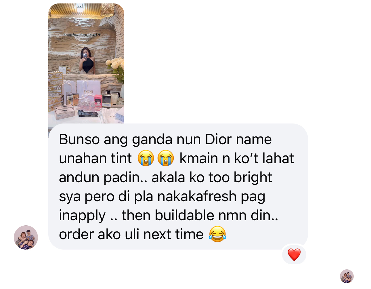 Customer testimonial